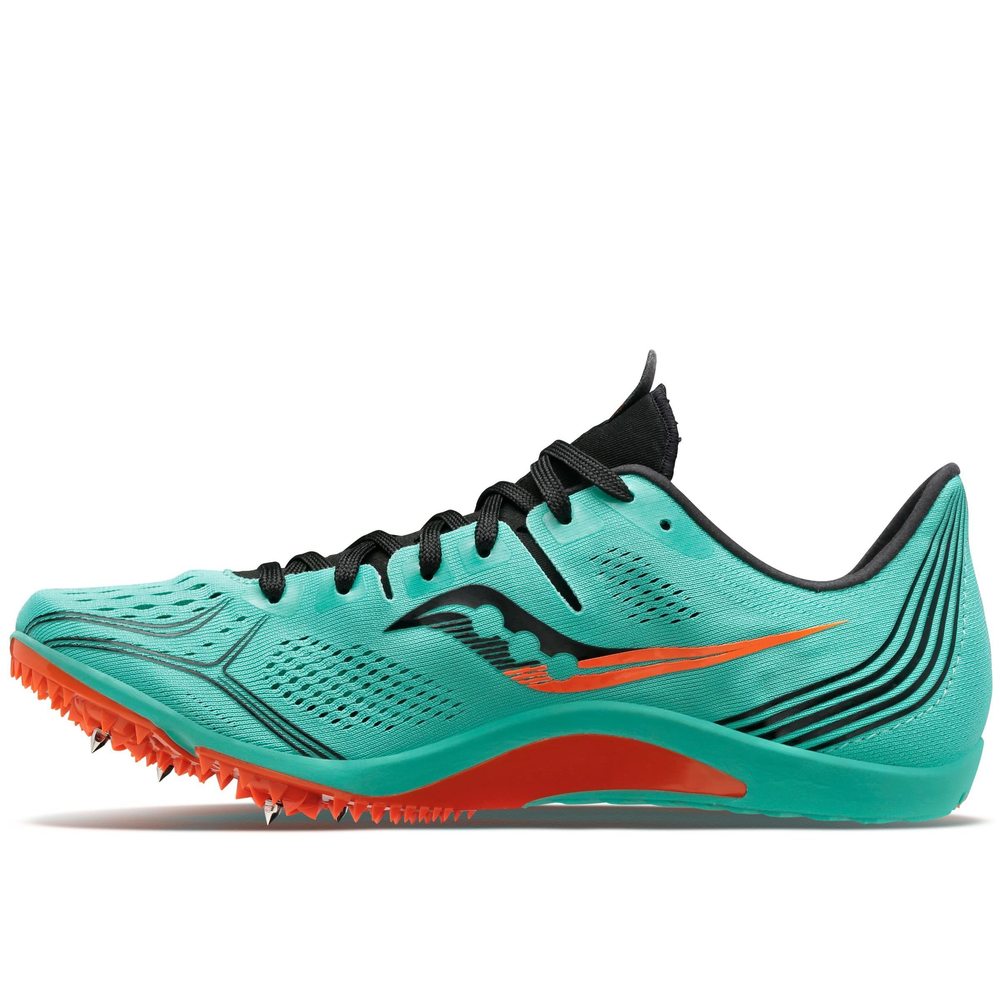 Saucony Women's Endorphin 3 Running Shoe, Cool Mint/Black, 5